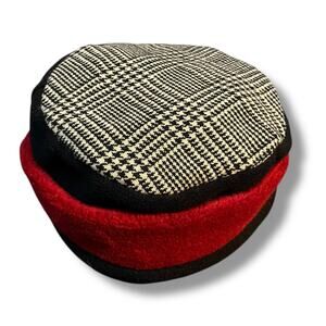 LipGloss Productions Suzy Peabody Beanie Hat Cuff Polartec Checkerboard Ski Gear